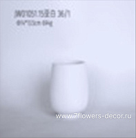 Кашпо "Flow" (керамика), D14xH13,5 см - фото 1