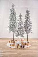 Ель искусственная заснеженная "Королева Тянь Шаня" (ПЭ), D80xH250 см - фото 1