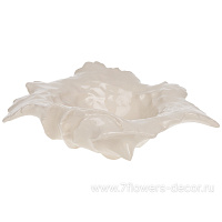 Блюдо декоративное "Marine art" (керамика), 26x18xH7 см - фото 1