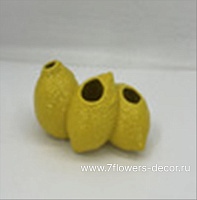 Ваза "Лимон" (керамика), 20x12xH10,5 см - фото 1