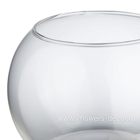 Ваза Шаровая (стекло), D9xH9,5 см, К - фото 2