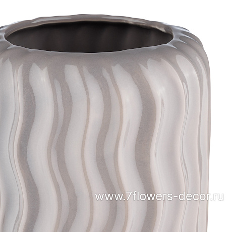 Ваза Bauhaus (керамика), D14,5xH40 см - фото 2