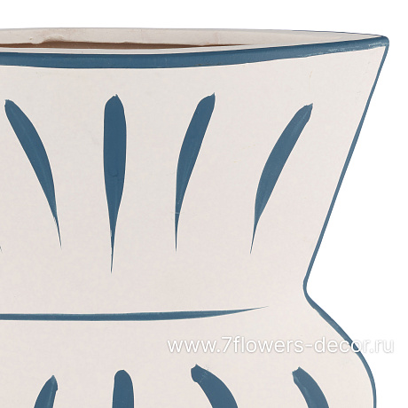 Ваза Санторини (керамика), 17x5,5xH21 см - фото 2