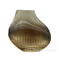 Ваза "Artistic decoration" (стекло), D24xH22 см - фото 1