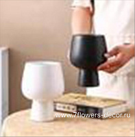 Кашпо "Magnetic" (керамика), D12,5xH16,5 см - фото 1