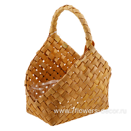 Корзина плетеная (дерево), 23x14xH27,5 см - фото 1