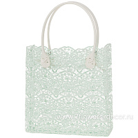 Корзина плетеная "Кружево" (ткань), 29x10xH27 см - фото 1