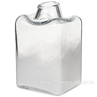 Ваза "Ледник" (стекло), 19,5x17xH31 см, с декоративной текстурой - фото 1