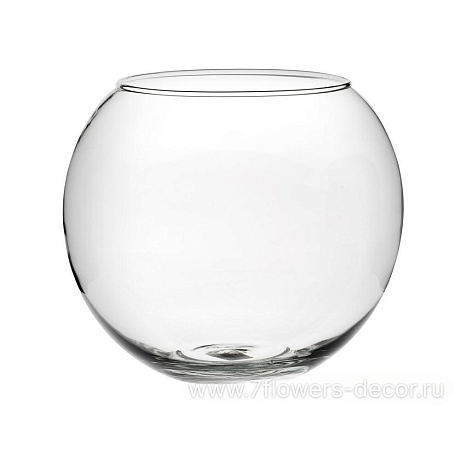 Ваза Шаровая (стекло), D13,5xH13 см, К - фото 1