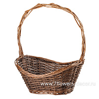 Корзина плетеная (ива), 52x35xH23 см - фото 1