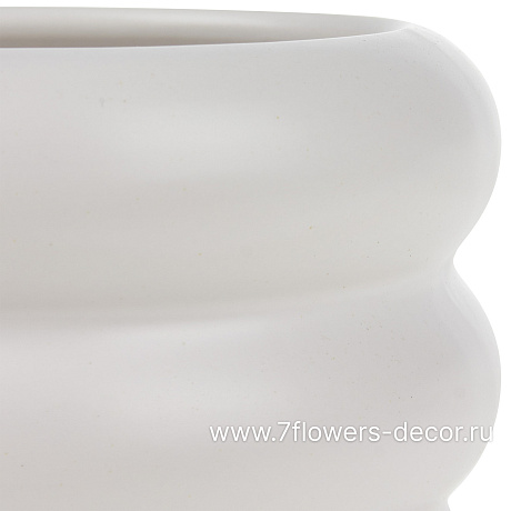 Кашпо (керамика), 12x12xH9,5 см - фото 2