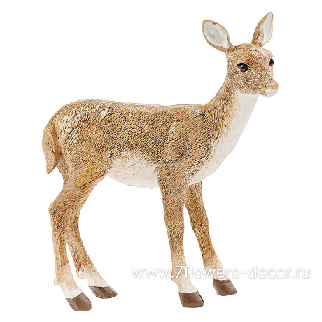 Фигура Олененок (полирезин), 13x6,5xH16 см - фото 1