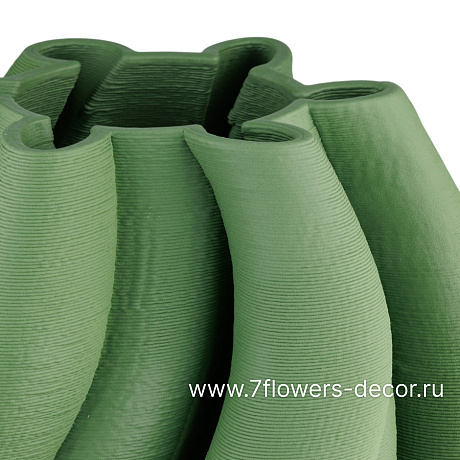 Ваза Иллюзия (керамика), D21xH20 см, для суxоцветов - фото 2