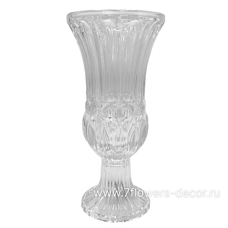 Ваза Crystal (стекло), D15xH29,5 см - фото 1