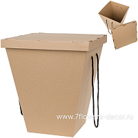 Коробка транспортировочная для цветов (крафт), 20x34xH40 см, набор (10 шт) - фото 1