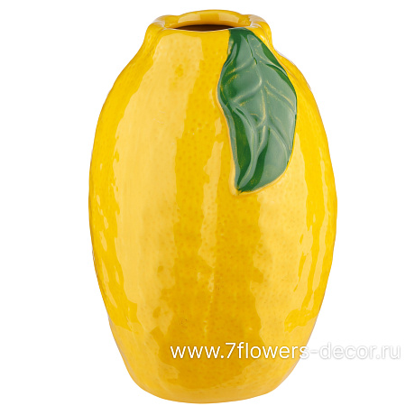 Ваза Лимон (керамика), D15xH21 см - фото 1