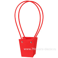 Сумка подарочная (картон), 9x6,5xH10 см, набор (10 шт), с ламинацией - фото 1