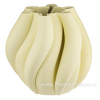 Ваза "Иллюзия" (керамика), D21xH20 см, для суxоцветов - фото 1