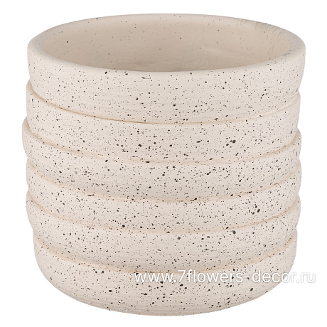 Кашпо Stone (керамика), D12xH11 см - фото 1