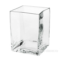 Ваза "Квадратная" (стекло), 15x15xH20 см - фото 1