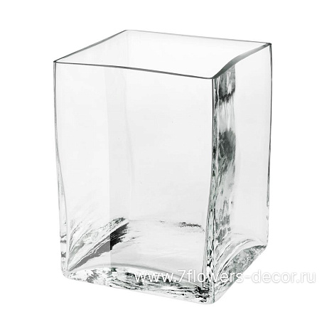 Ваза Квадратная (стекло), 15x15xH20 см - фото 1