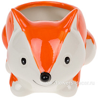 Кашпо "Белочка" (керамика), 14x9xH7,5 см - фото 1