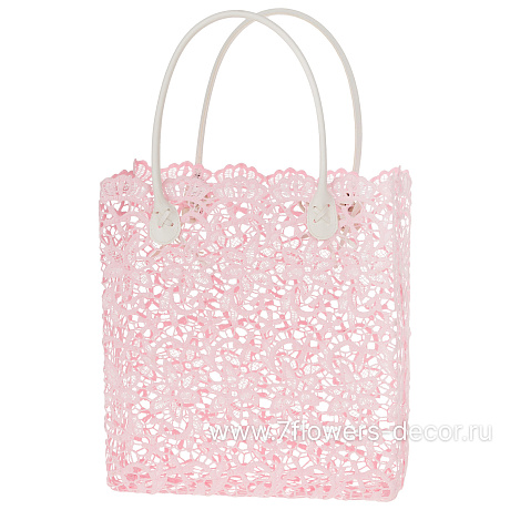 Корзина плетеная Кружево (ткань), 29x10xH27 см - фото 1