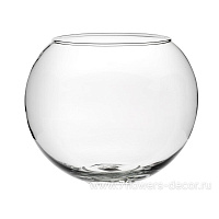Ваза "Шаровая" (стекло), D30xH25 см, 10 л - фото 1
