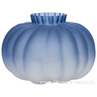 Ваза "Frosty fruit" (стекло), D21,5xH16 см - фото 1