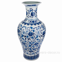 Ваза "Шинаузри Королевский синий" (керамика), D25xH67 см - фото 1