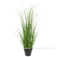Трава искусственная в кашпо "Кудрявая", H60 см - фото 1