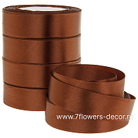 Лента атлас, 25 ммx25 ярд, набор (5 шт) - фото 1