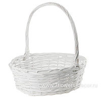 Корзина плетеная (ива), D45xH17/45 см - фото 1