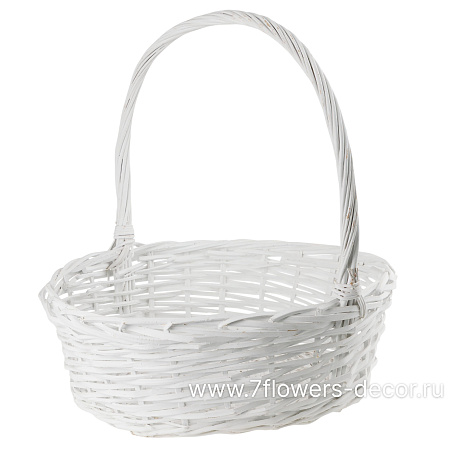 Корзина плетеная (ива), D45xH17/45 см - фото 1