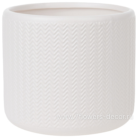 Кашпо (керамика), D12,5xH15,5 см - фото 1