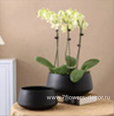 Кашпо Magnetic (керамика), D28xH12,5 см - фото 1