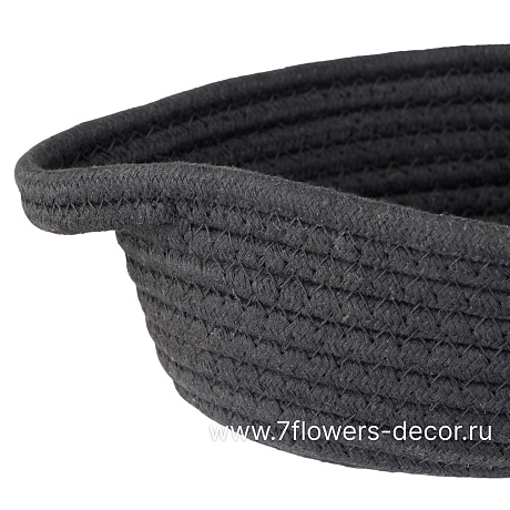 Корзина плетеная (ткань), 24x18xH8 см - фото 2