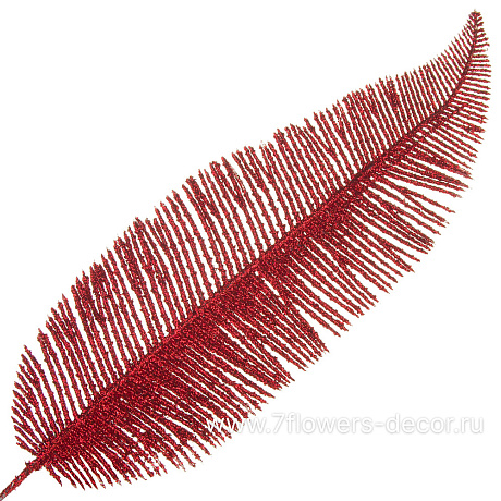 Ветка искусственная Перо (пластик), H41 см - фото 1