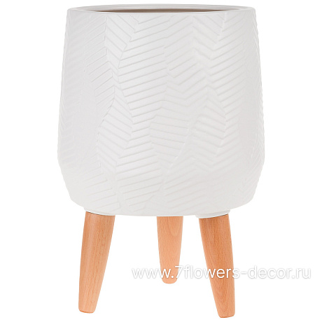 Кашпо (керамика), D25х25хН35 см - фото 1