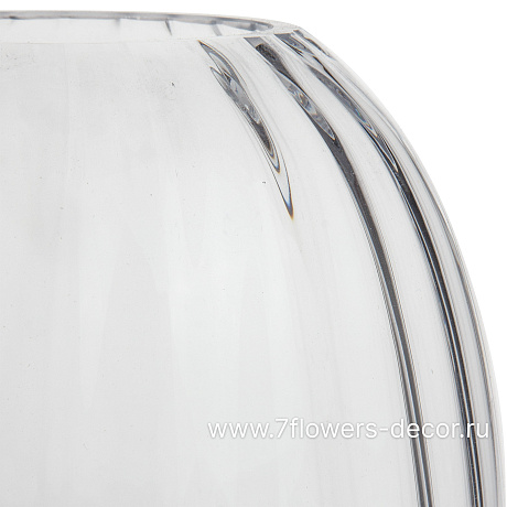 Ваза Ellipse (стекло), D16xH19 см - фото 2