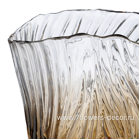 Ваза Garden (стекло), D22xH35,5 см - фото 2