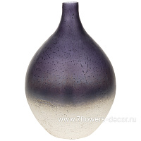 Ваза "Alchemy Dark Grey" (стекло), D19xH28 см - фото 1