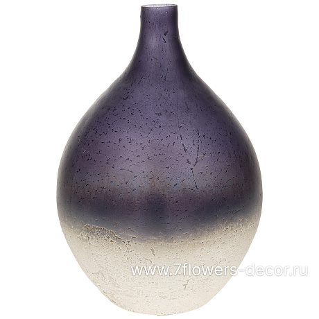 Ваза Alchemy Dark Grey (стекло), D19xH28 см - фото 1