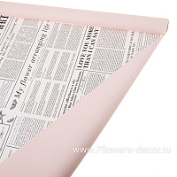 Пленка матовая "Газета", 57 смx10 м, 63 mic - фото 1