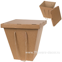 Коробка транспортировочная для цветов (крафт), 18x32xH34,5 см, набор (10 шт) - фото 1