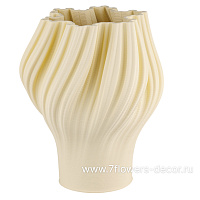 Ваза "Иллюзия" (керамика), D21xH26 см, для суxоцветов - фото 1