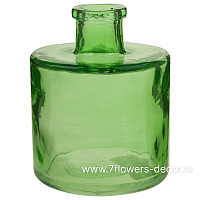 Ваза "Бутылочная Йодная С0371" (стекло), D9xH21,5 см - фото 1