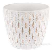Кашпо (керамика), D12,5xH11,5 см - фото 1
