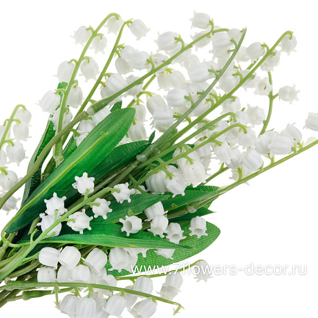 Букет искусственных цветов Ландыш, H36 см - фото 2