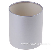 Коробка шляпная "Мини", D12xH12 см, без крышки, перламутр - фото 1